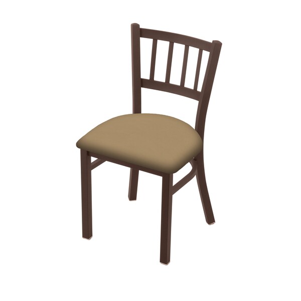 610 Contessa 18" Chair with Bronze Finish and Canter Sand Seat